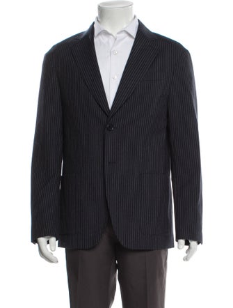 Officine Generale Wool Striped Blazer