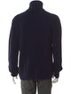 Officine Generale Merino Wool Mock Neck Cardigan