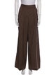 Officine Generale Virgin Wool Wide Leg Pants