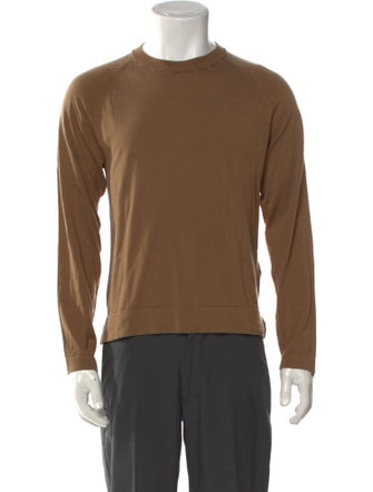 Officine Generale Crew Neck Long Sleeve Pullover