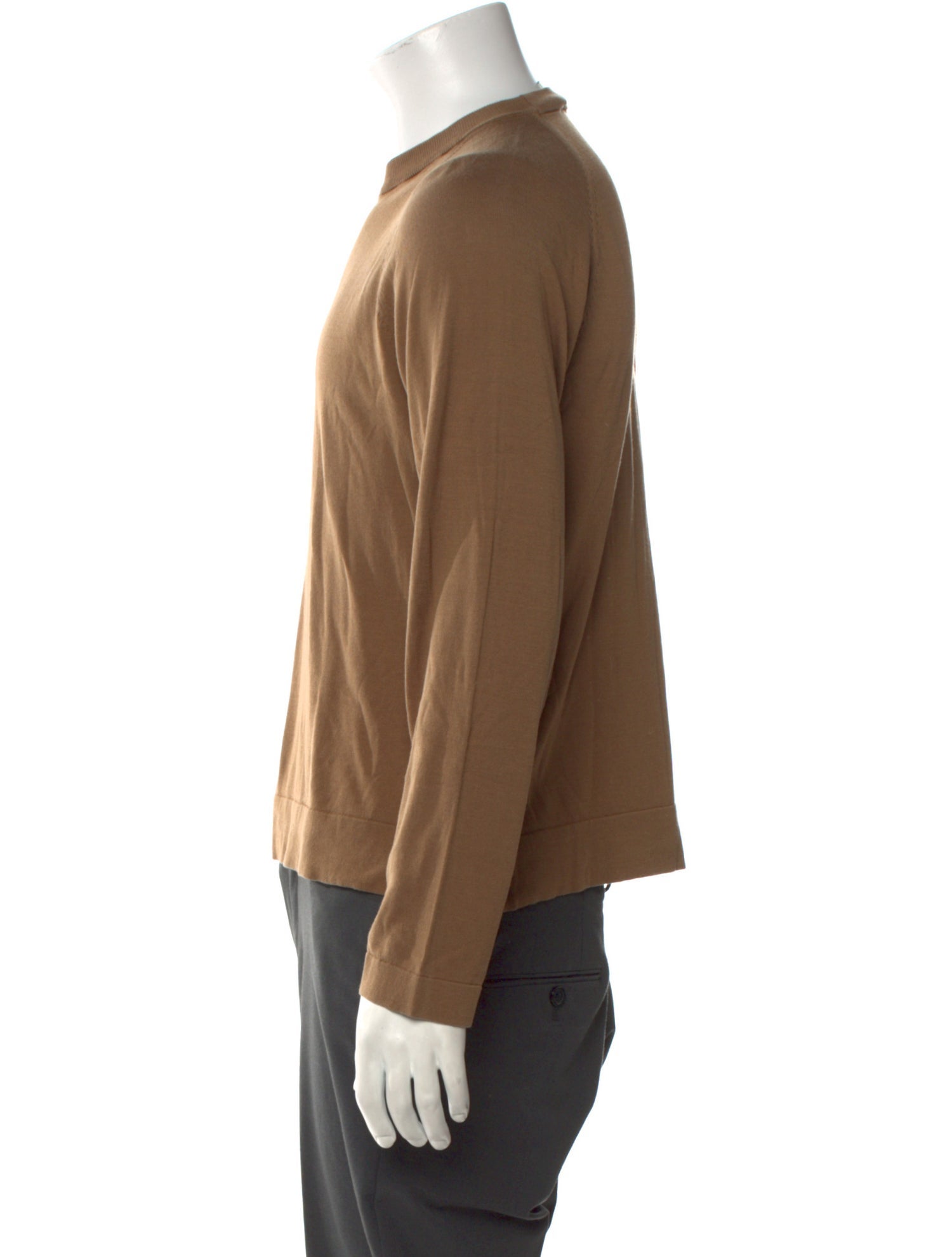 Officine Generale Crew Neck Long Sleeve Pullover