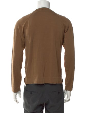 Officine Generale Crew Neck Long Sleeve Pullover