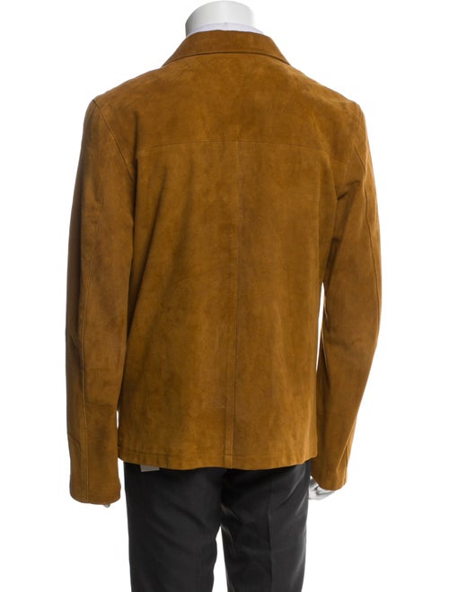 Officine Generale Leather Peacoat