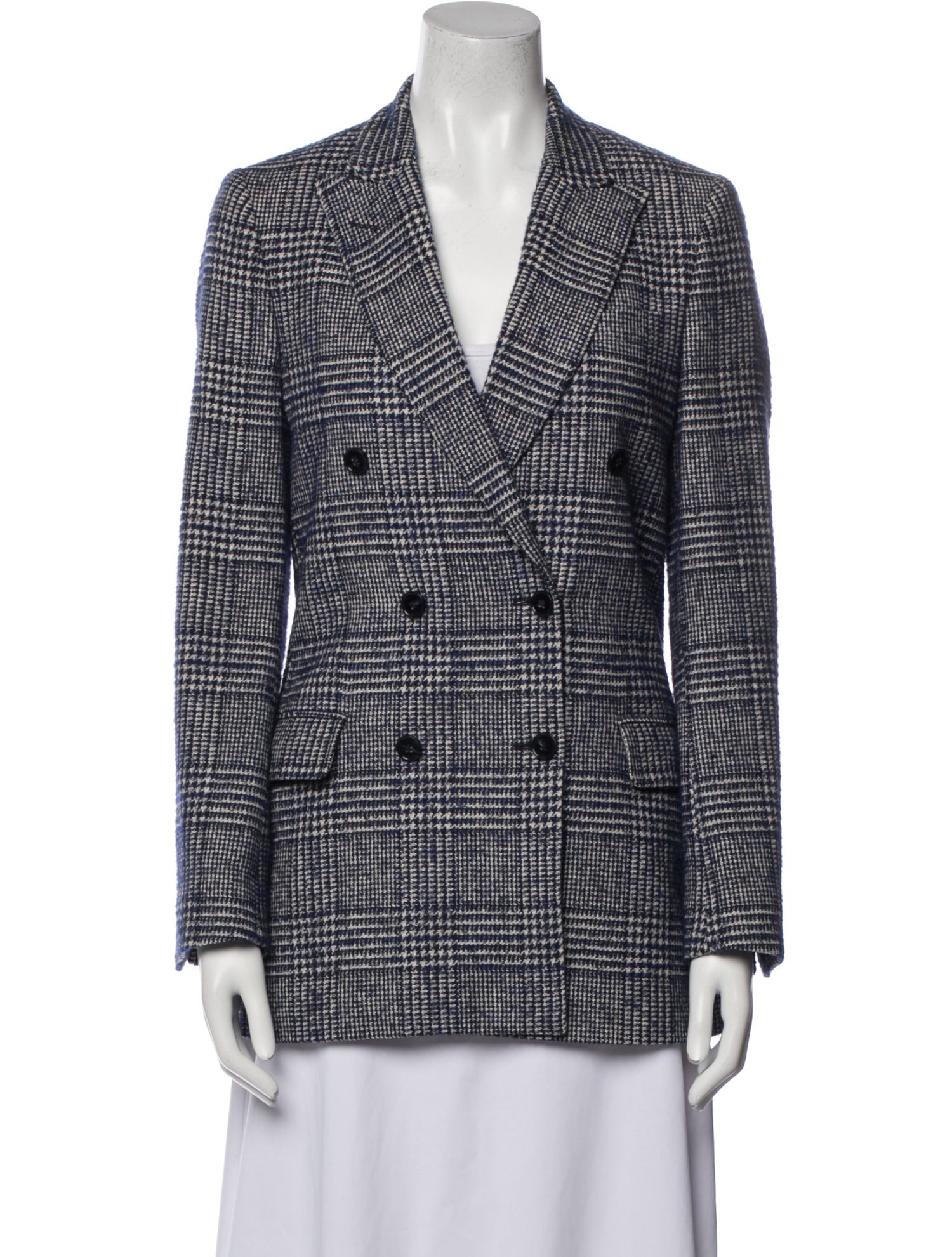 Officine Generale Plaid Print Blazer