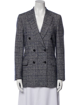 Officine Generale Plaid Print Blazer