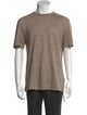 Officine Generale Striped Crew Neck T-Shirt