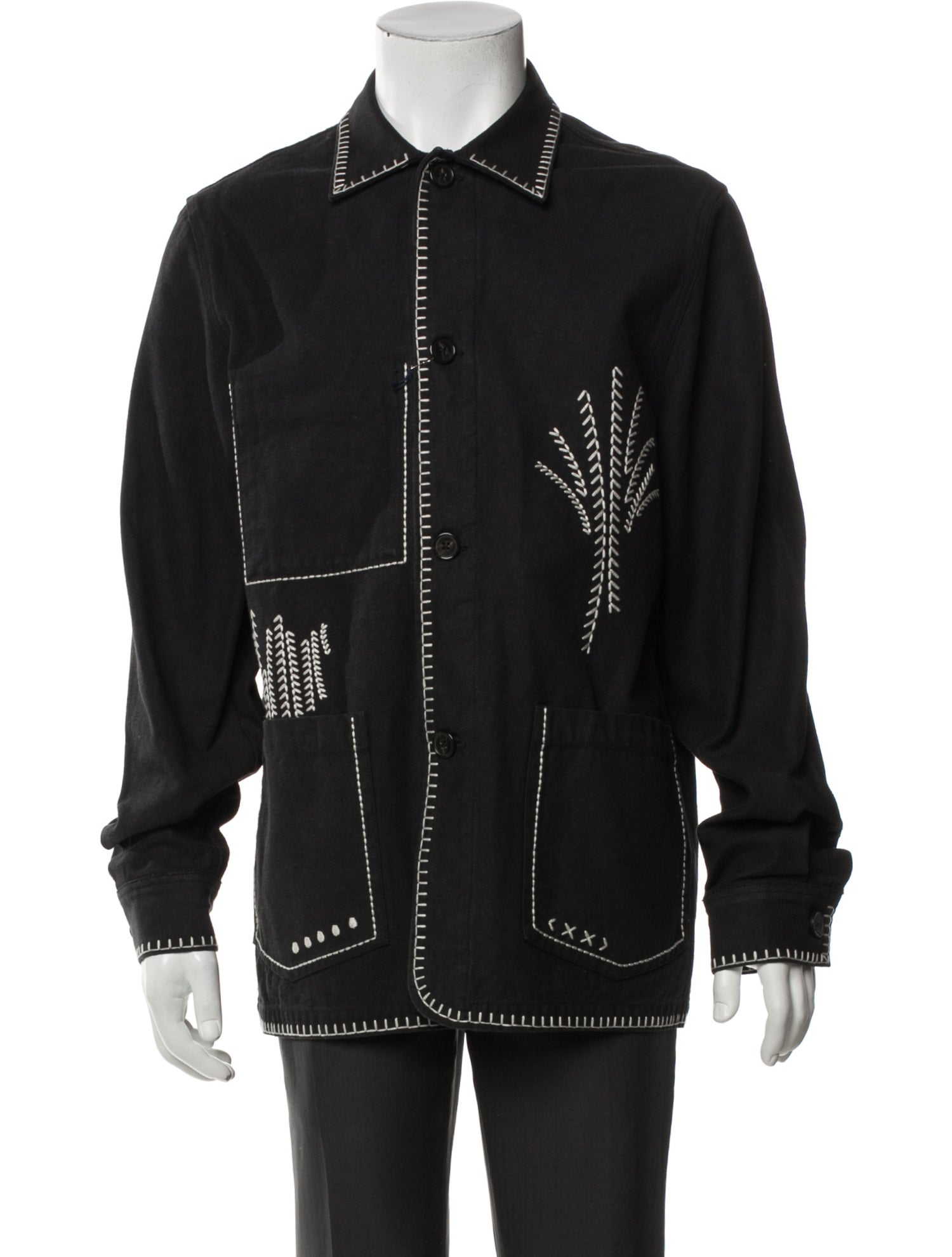 Officine Generale Graphic Print Jacket