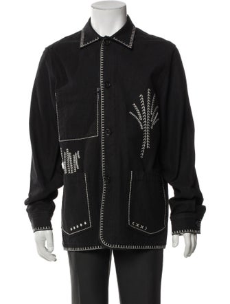 Officine Generale Graphic Print Jacket