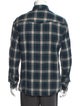 Officine Generale Plaid Print Long Sleeve Shirt