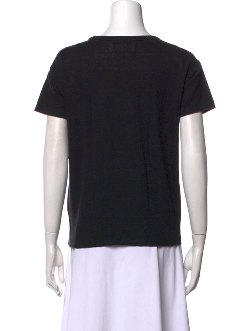 Officine Generale Linen Bateau Neckline T-Shirt