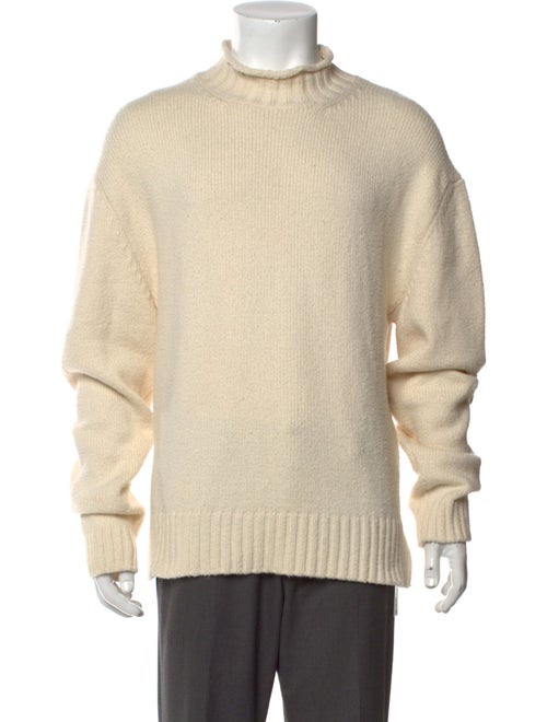 Officine Generale Mock Neck Long Sleeve Pullover