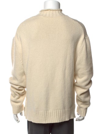 Officine Generale Mock Neck Long Sleeve Pullover