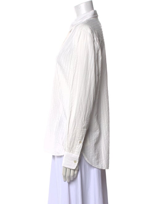 Officine Generale Long Sleeve Button-Up Top