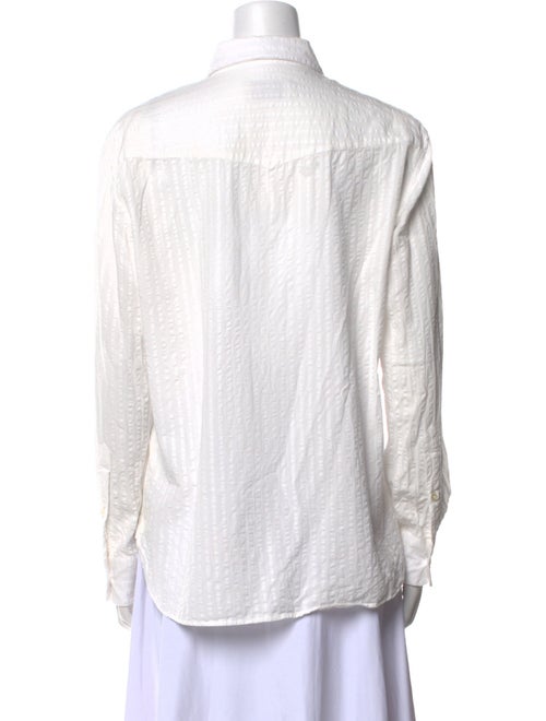 Officine Generale Long Sleeve Button-Up Top