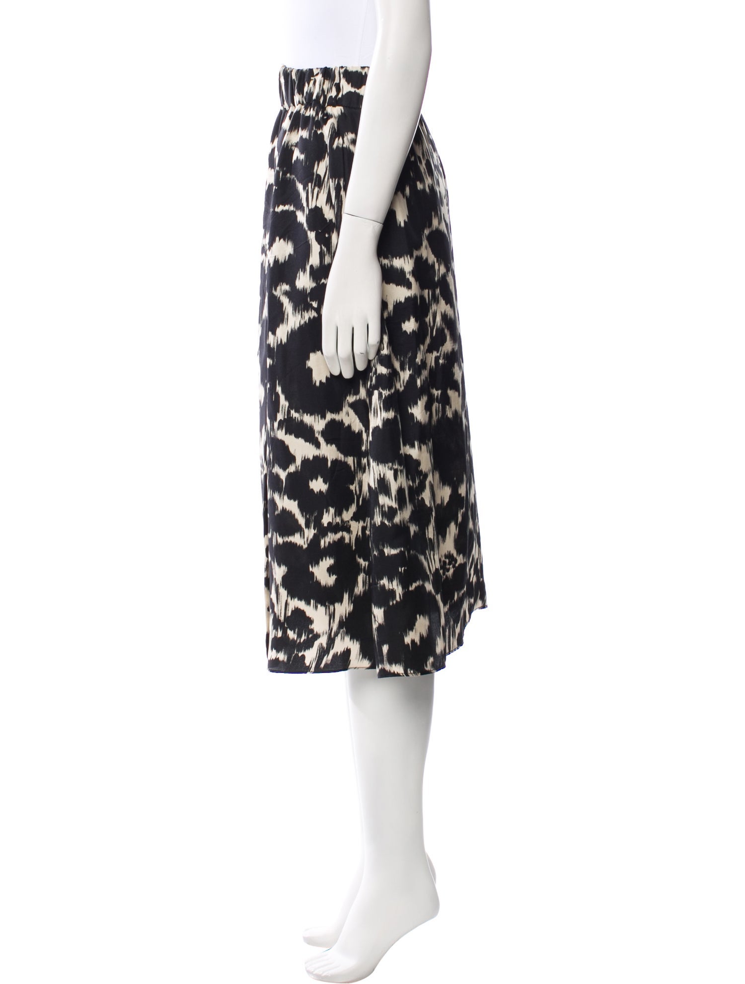 Officine Generale Silk Knee-Length Skirt