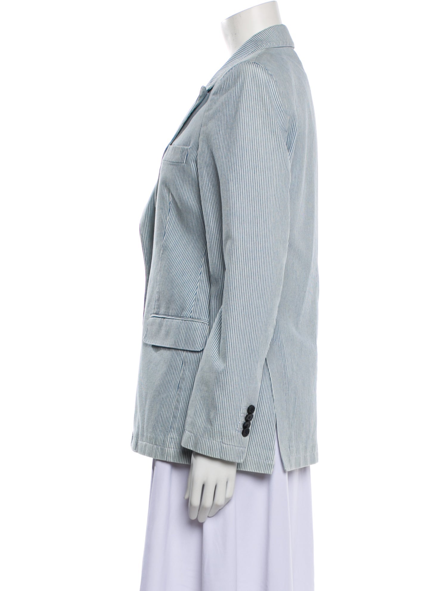 Officine Generale Striped Blazer