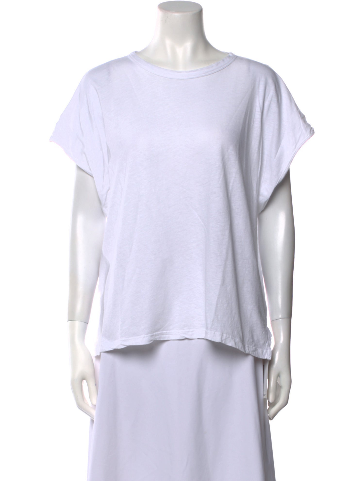 Officine Generale Scoop Neck Short Sleeve T-Shirt