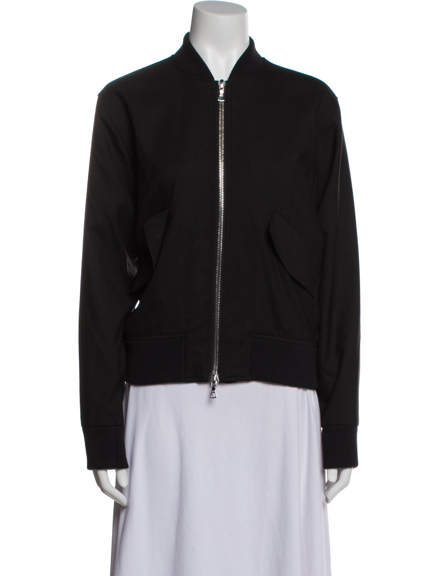 Officine Generale Virgin Wool Bomber Jacket