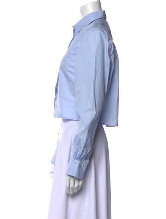 Officine Generale Long Sleeve Button-Up Top