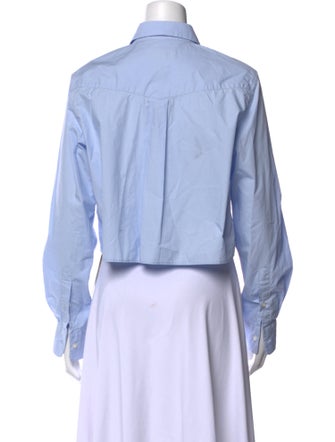 Officine Generale Long Sleeve Button-Up Top