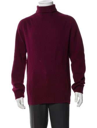 Officine Generale Lambswool Turtleneck Pullover