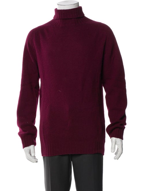 Officine Generale Lambswool Turtleneck Pullover