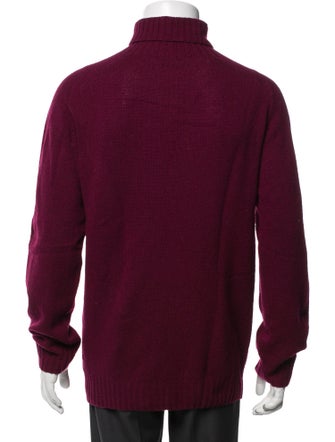 Officine Generale Lambswool Turtleneck Pullover