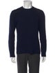 Officine Generale Virgin Wool Crew Neck Pullover
