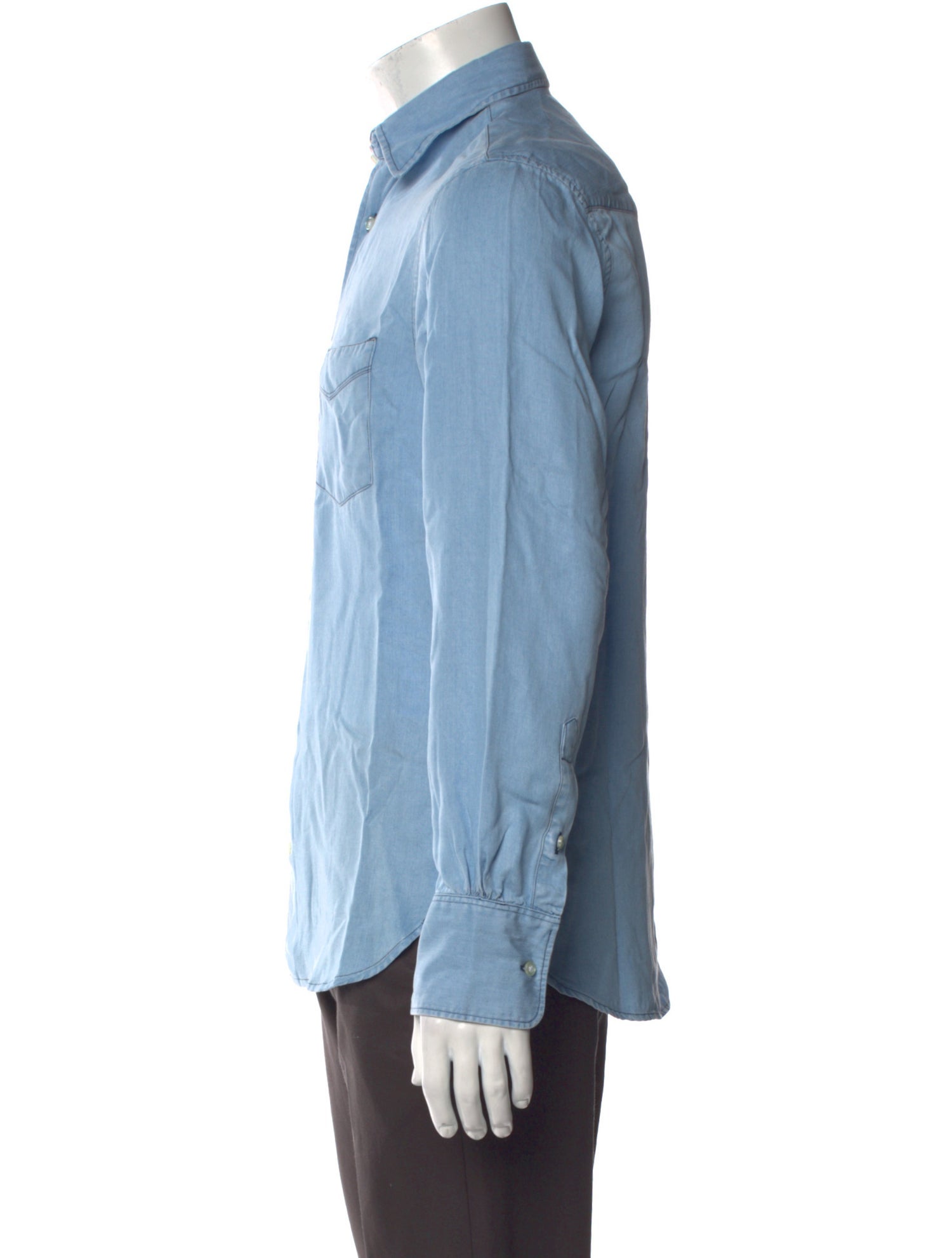 Officine Generale Long Sleeve Denim Shirt w/ Tags