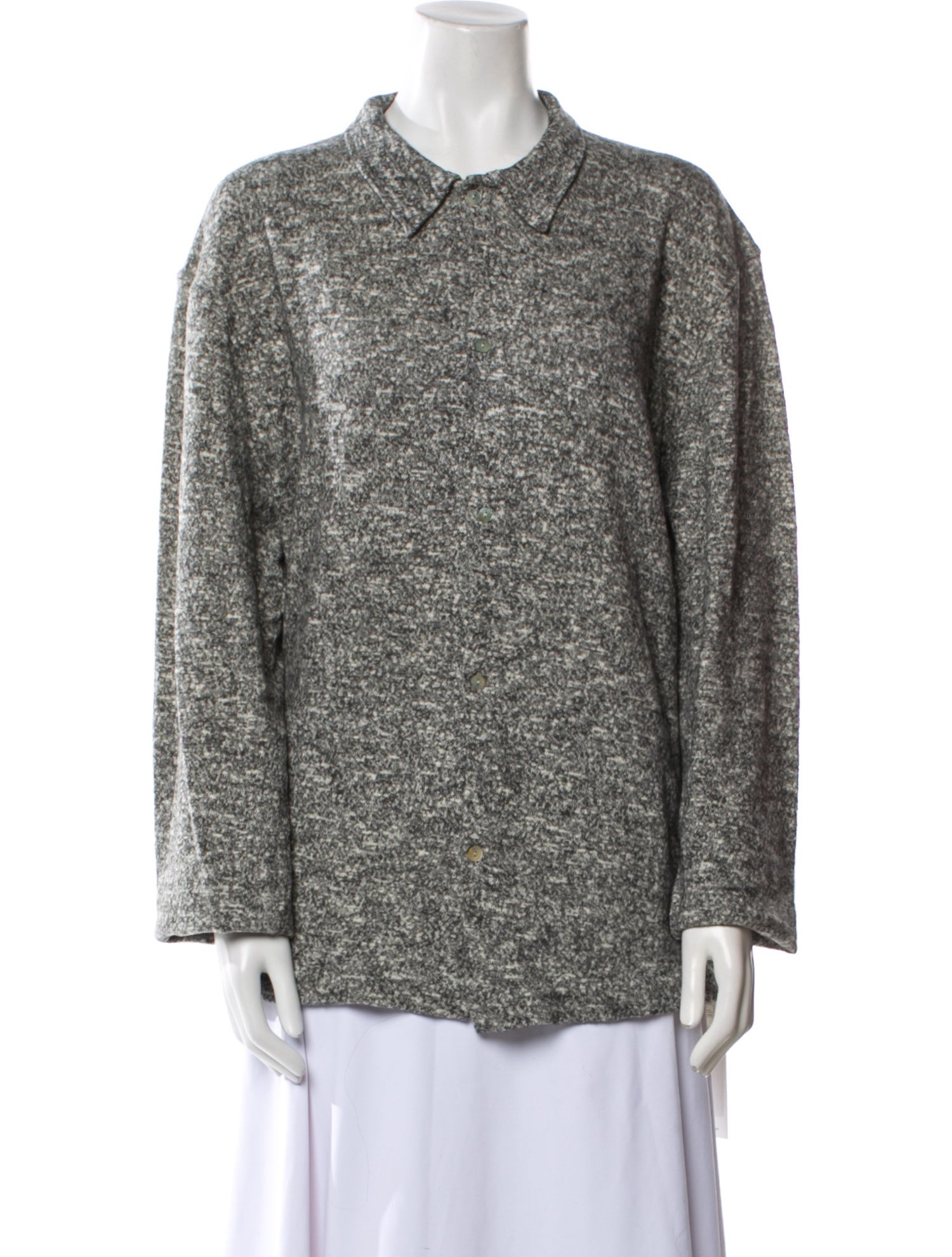 Officine Generale Long Sleeve Button-Up Top