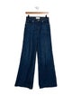 Officine Generale High-Rise Wide Leg Jeans