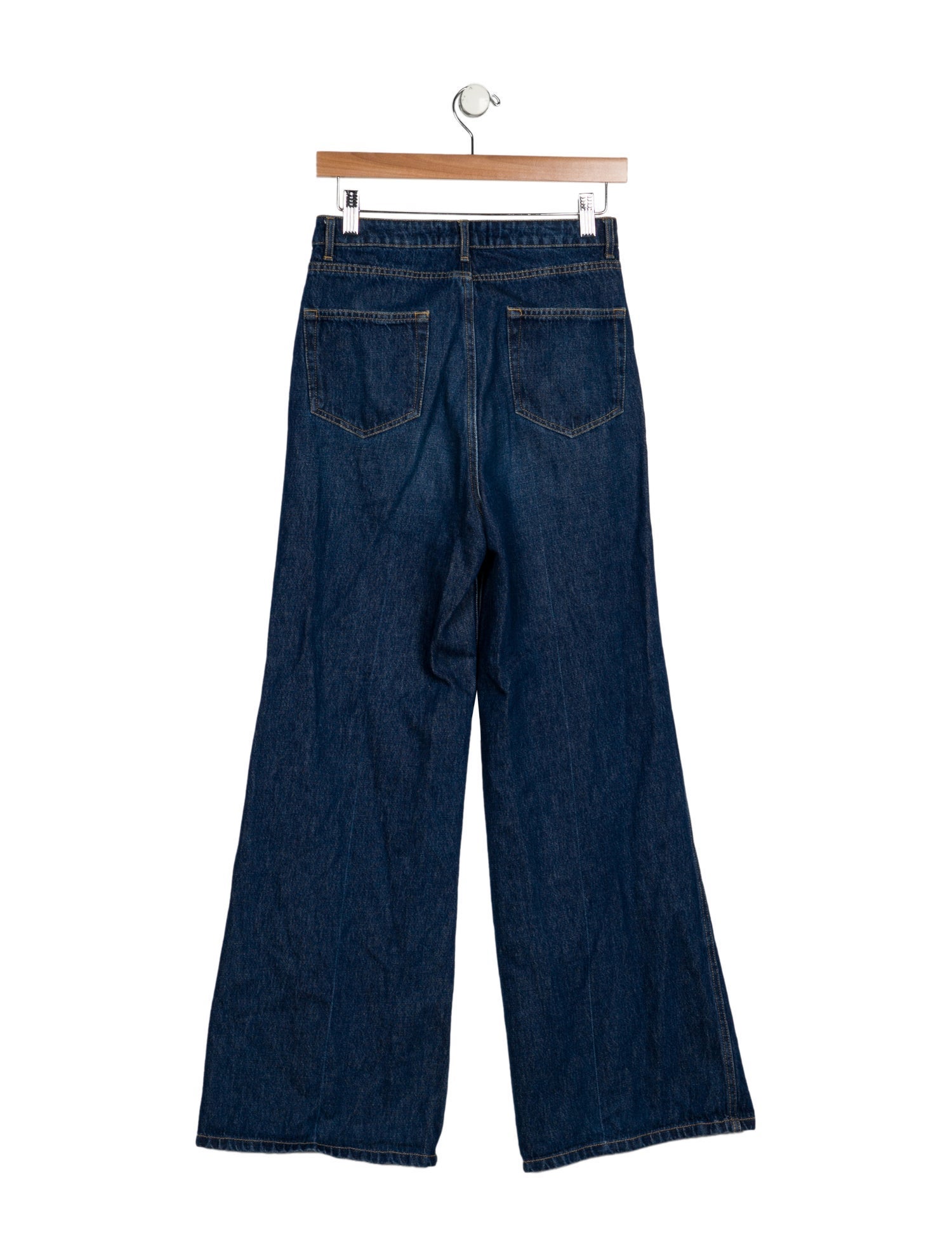 Officine Generale High-Rise Wide Leg Jeans