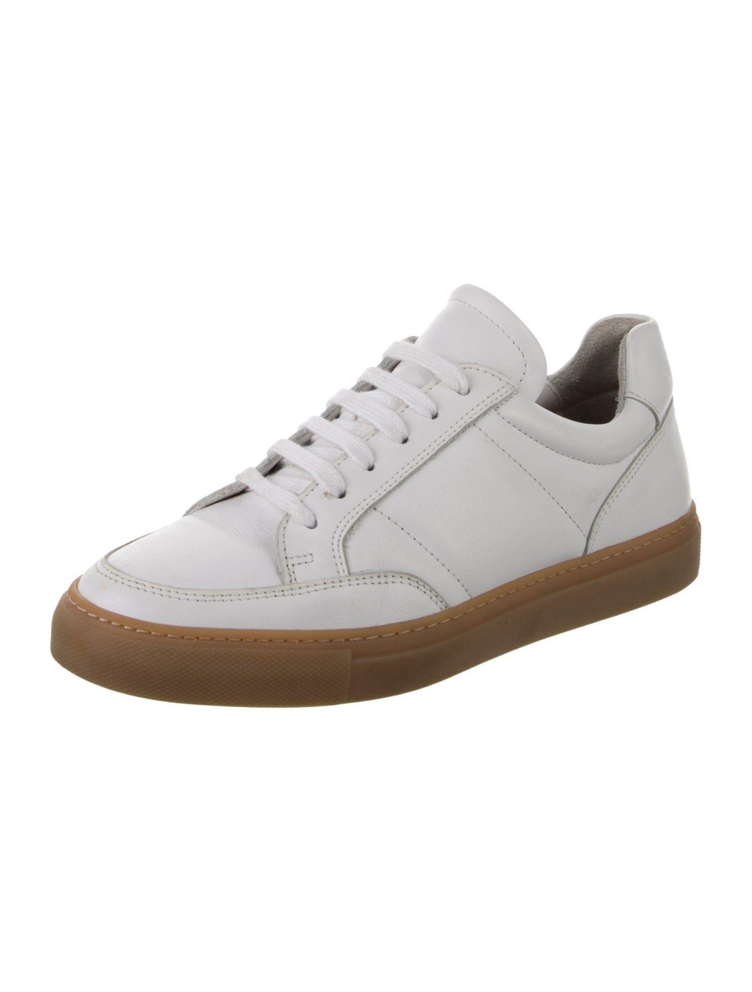 Officine Generale Leather Sneakers
