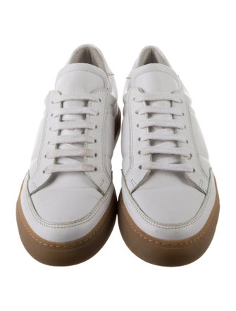 Officine Generale Leather Sneakers