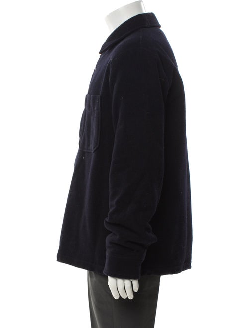 Officine Generale Barrett OVS Fuzzy Shirt Wool Utility Jacket