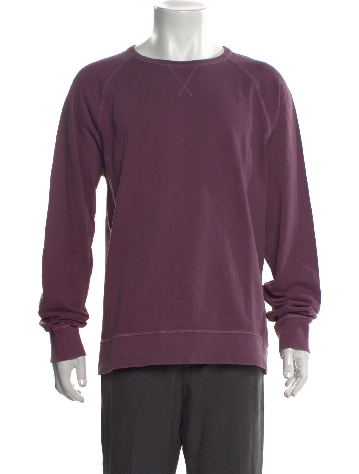 Officine Generale Crew Neck Long Sleeve Sweatshirt