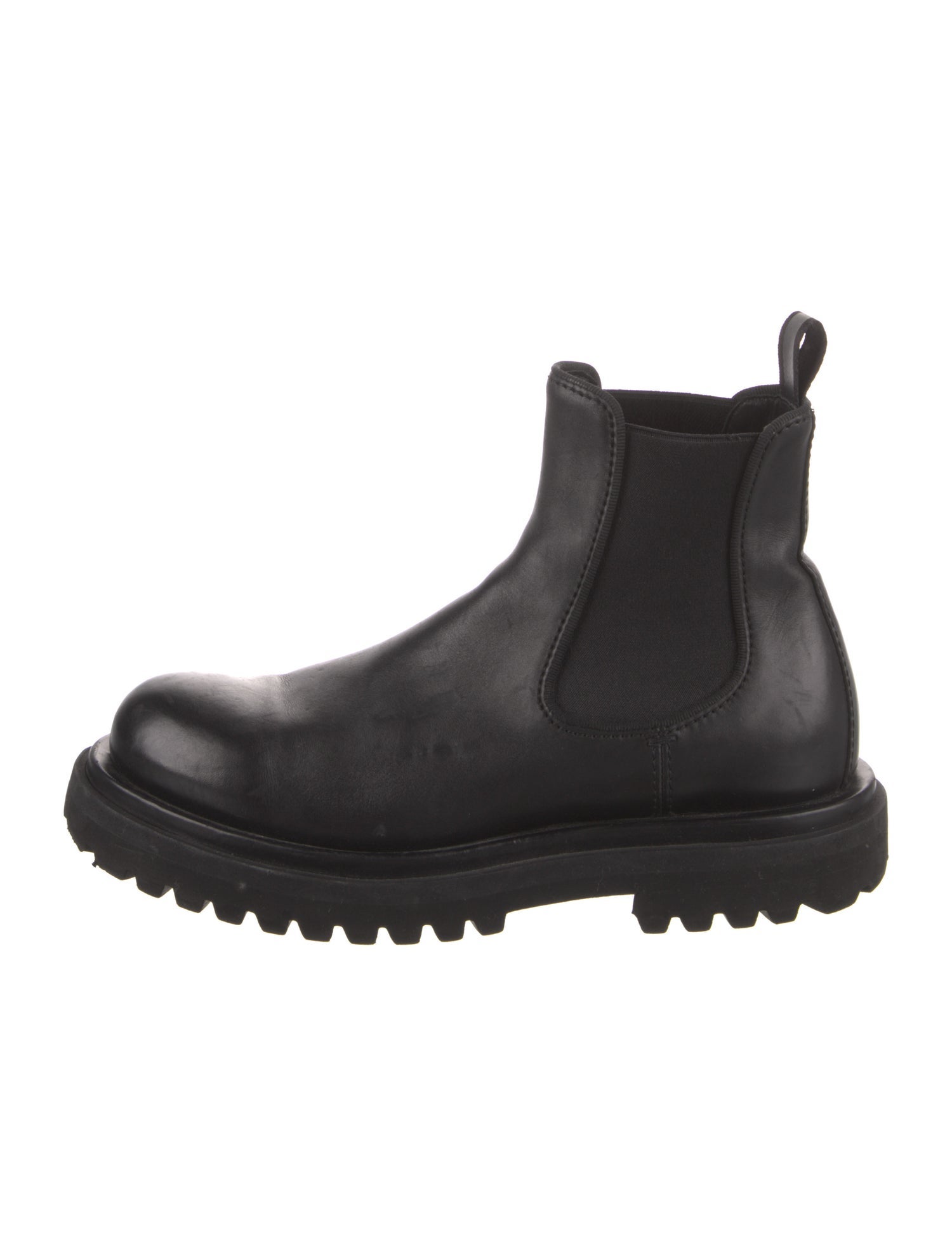Officine Generale Leather Chelsea Boots