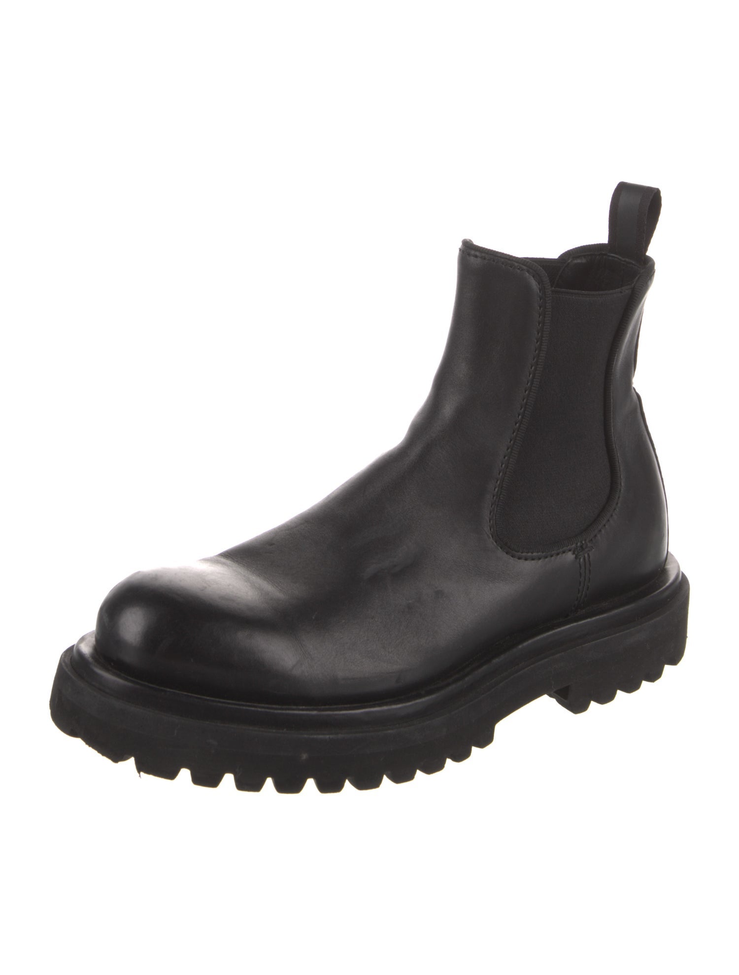 Officine Generale Leather Chelsea Boots