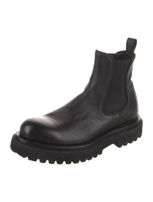 Officine Generale Leather Chelsea Boots
