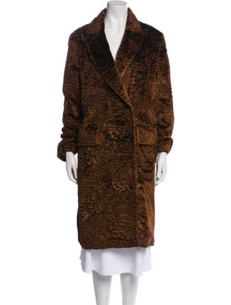 Officine Generale Faux Fur Coat