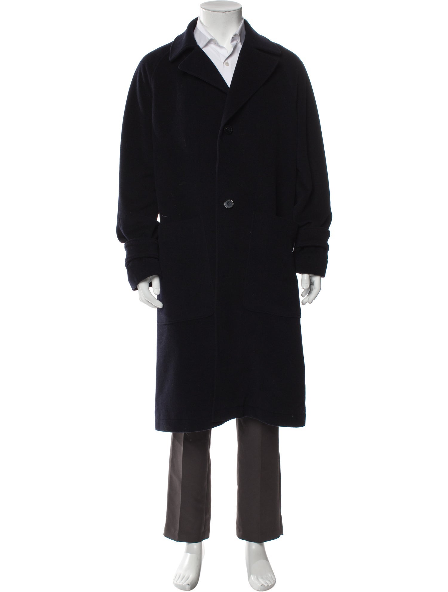 Officine Generale Wool Overcoat