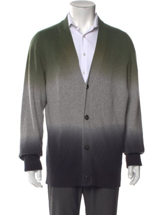 Officine Generale Wool Printed Cardigan