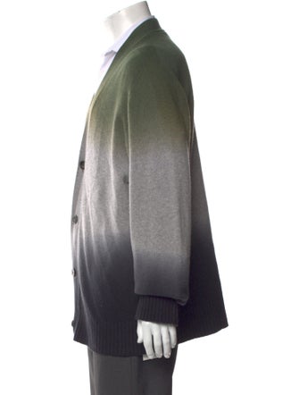 Officine Generale Wool Printed Cardigan