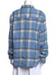 Officine Generale Plaid Print Long Sleeve Button-Up Top