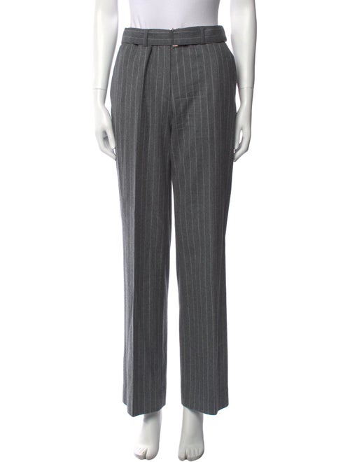 Officine Generale Virgin Wool Wide Leg Pants