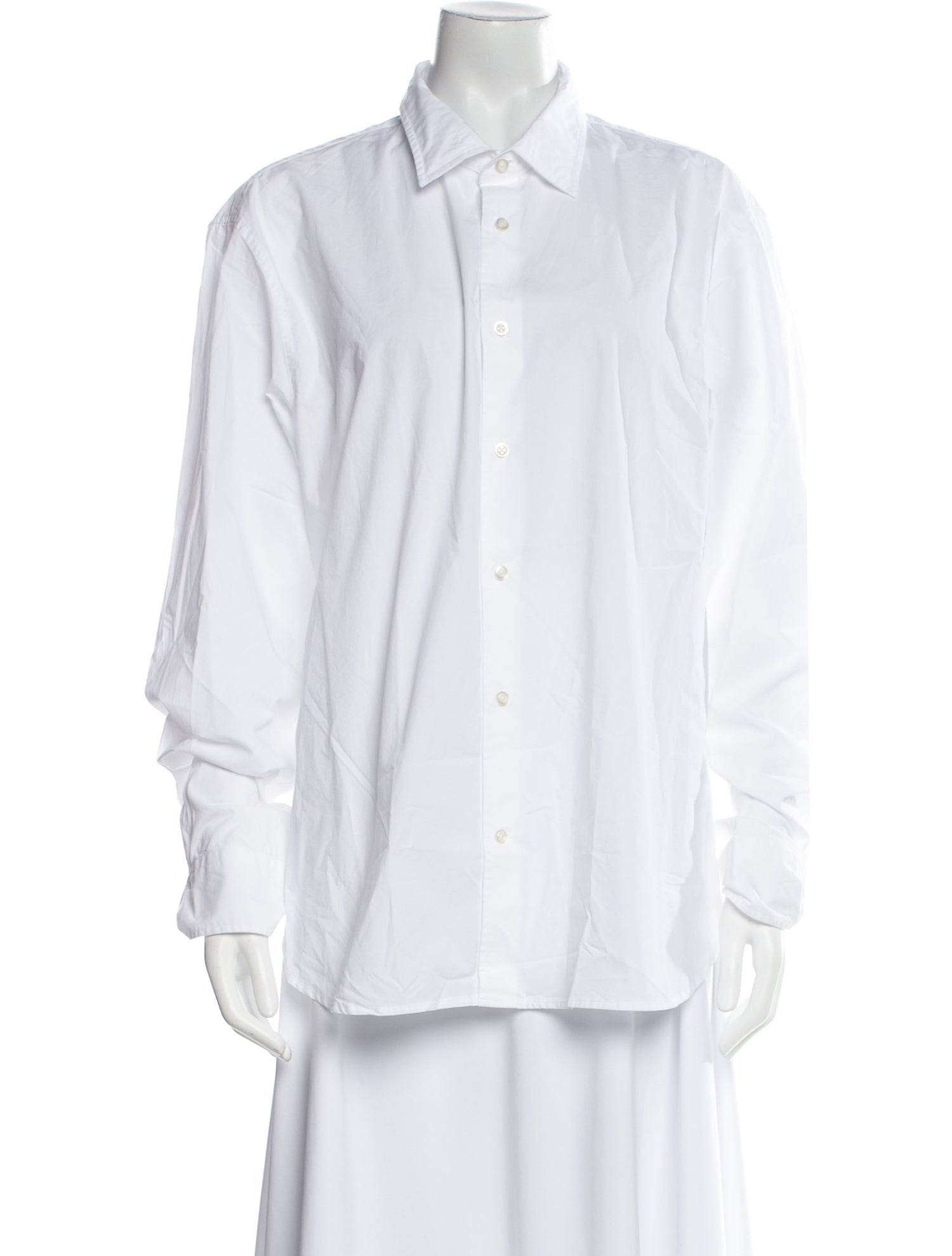 Officine Generale Long Sleeve Button-Up Top
