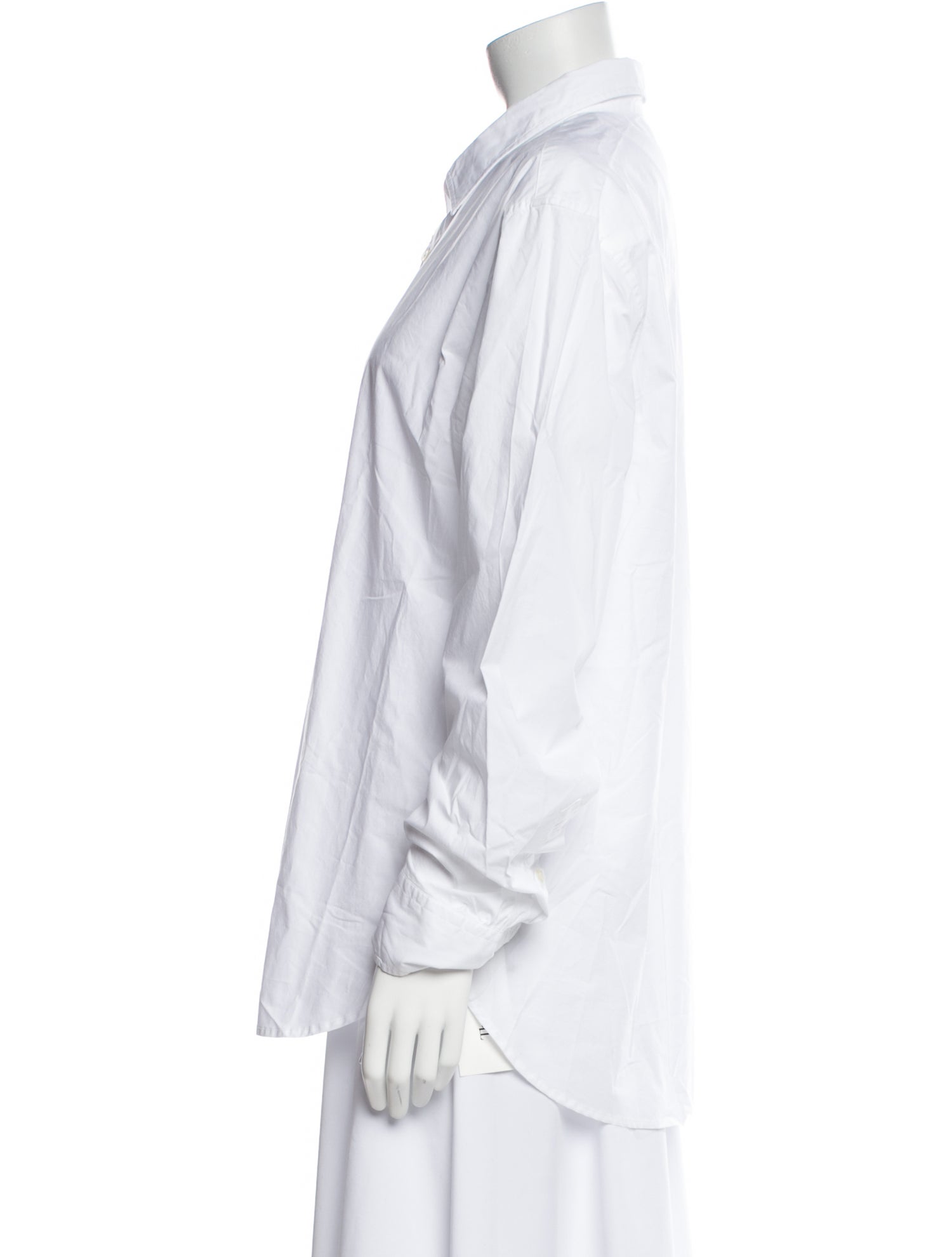 Officine Generale Long Sleeve Button-Up Top