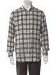 Officine Generale Plaid Print Long Sleeve Shirt