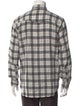 Officine Generale Plaid Print Long Sleeve Shirt