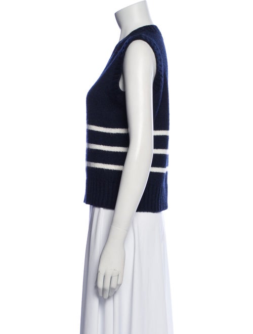 Officine Generale Virgin Wool Striped Sweater